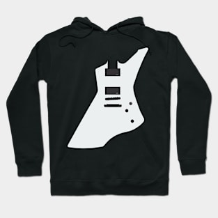 White Guitar Hoodie